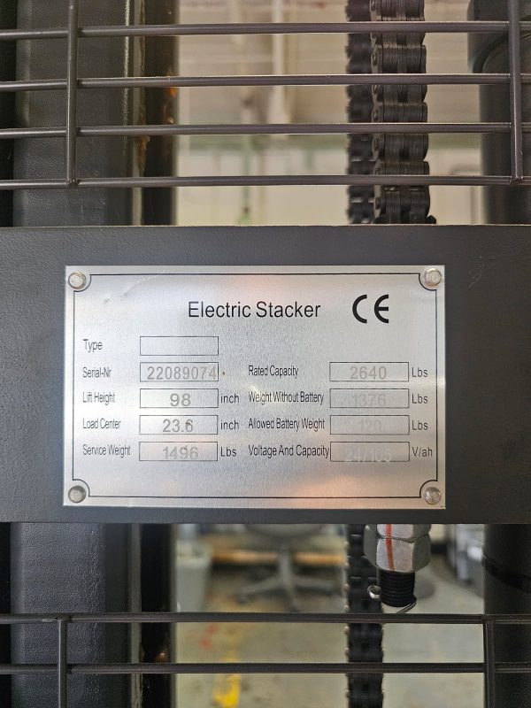 Apollo Electric Stacker - Image 3